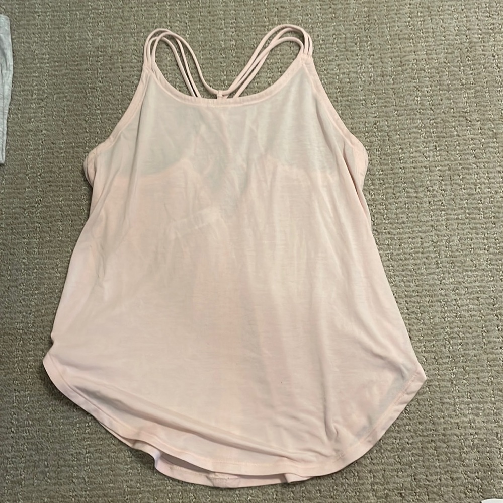 Girls Ivivva pink tank top size 14